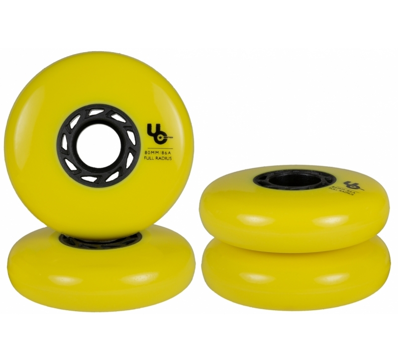 406186 UC Undercover Blank Yellow 80mm 86A Full wheel 2019 view2